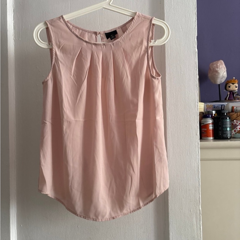 Elegant Pink Sleeveless Top